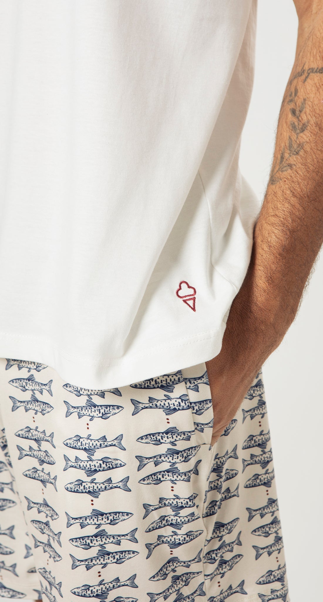 Men’s Short Pajamas Fishes