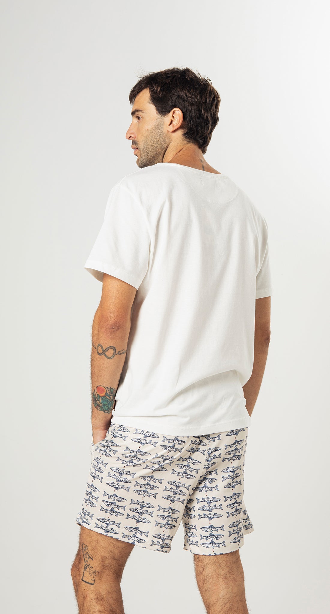 Men’s Short Pajamas Fishes