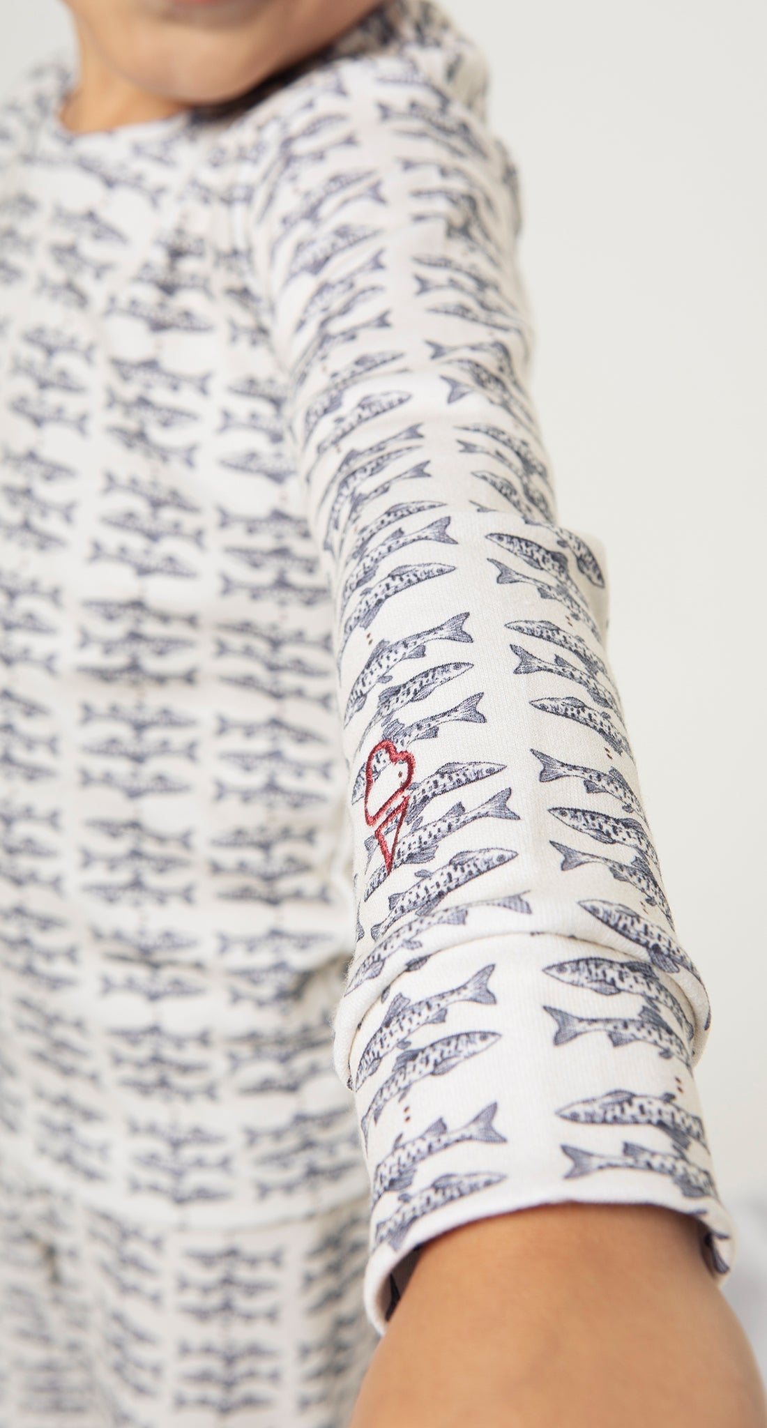 Long Kids Set Fish Print