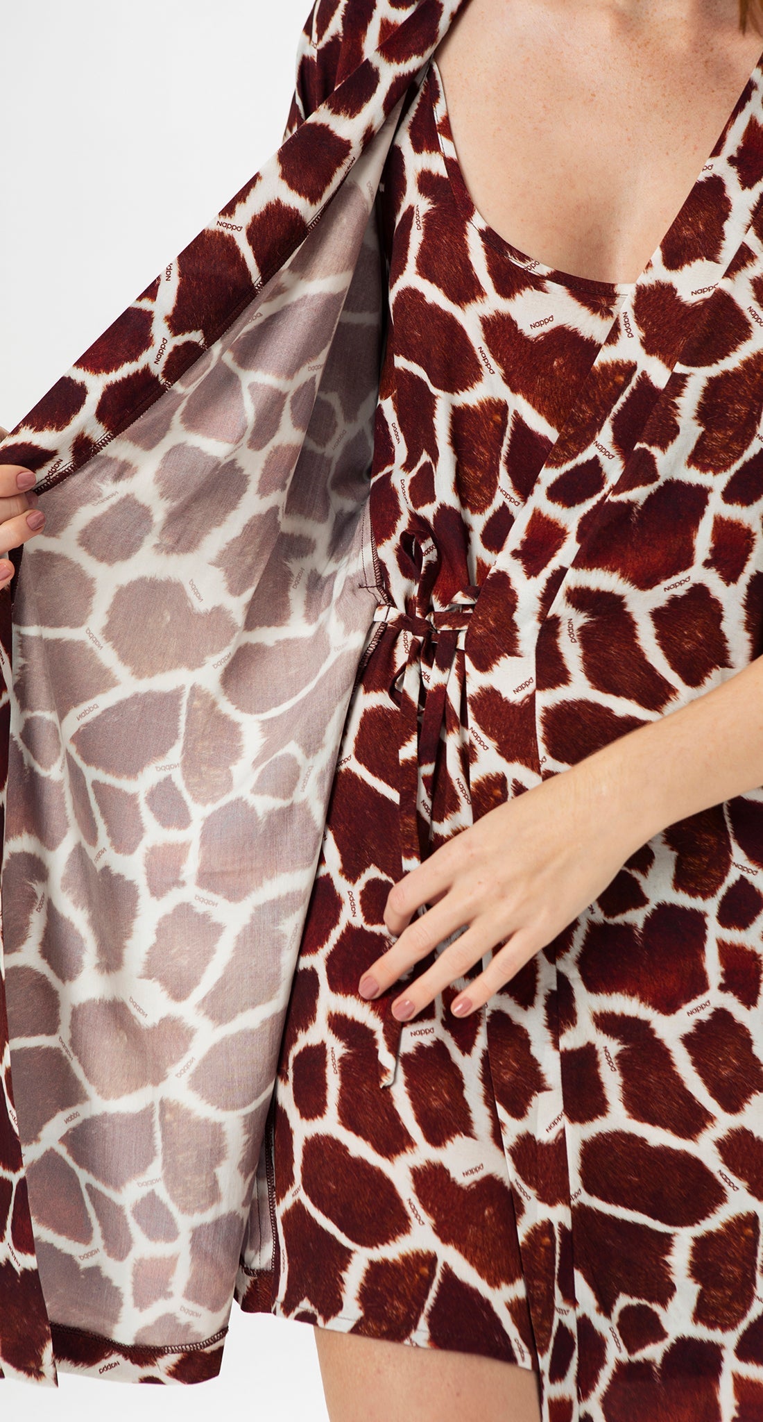 Selva Robe – Giraffe Print